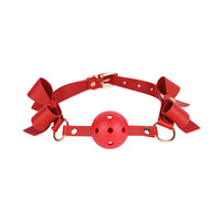 BDSM Bowknot PU Leather Bondage Kits Accessories