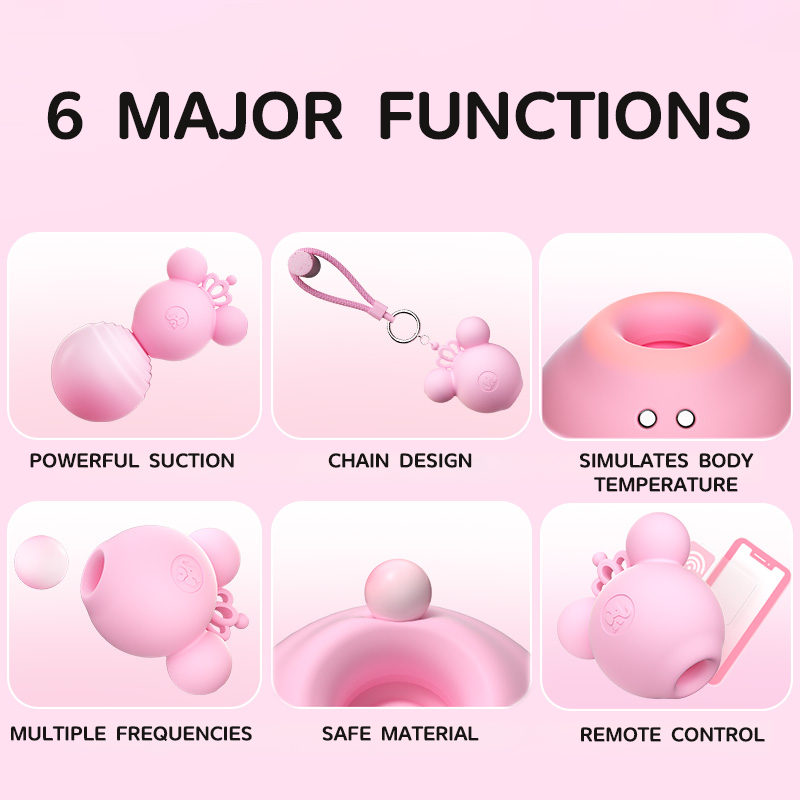 PP Mouse Mini-Saug-Klitorisvibrator