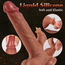 9 Vibrating Tongue Licking Heating 8.67 Inch Realistic Dildo