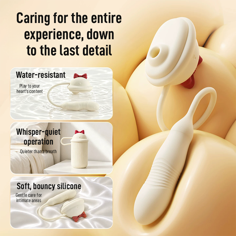 Bowknot Bonnet Dual-Stimulation Clitoral Suction & G-Spot Massager