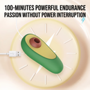 Avocado-Shaped Clitoral Sucker Stimulator Vibrator
