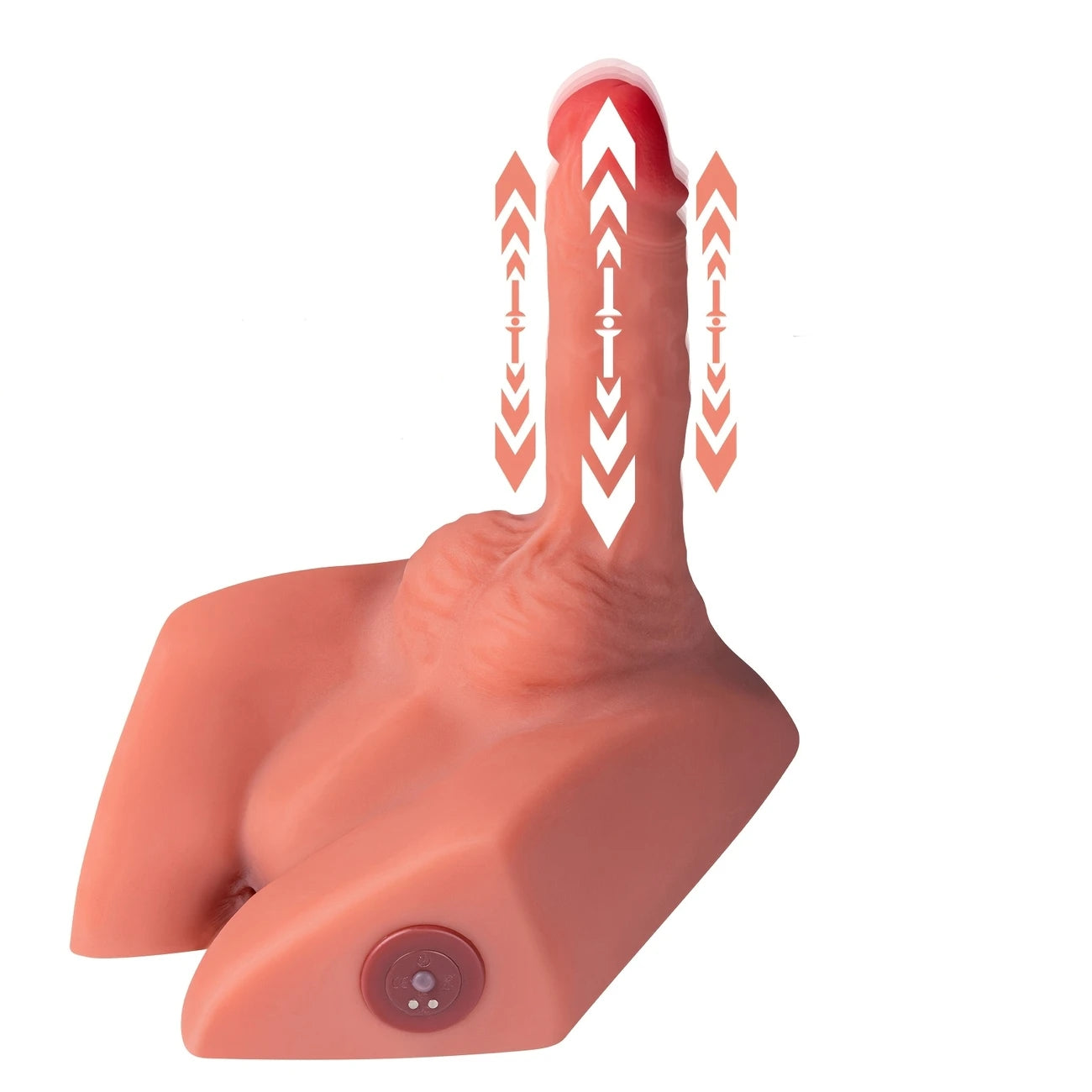5.66Lb Male Half Torso Sex Doll with Thrusting Dildo & Tight Anus