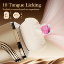 Luxury Gold Kissing & Tongue-Licking 5-in-1 Stimulator