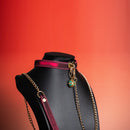 BDSM Temperature-Sensitive Color-Changing Collar With Leash