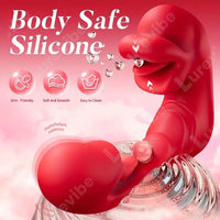 Rose Muncher Biting Mouth Wearable G Spot Vibrator