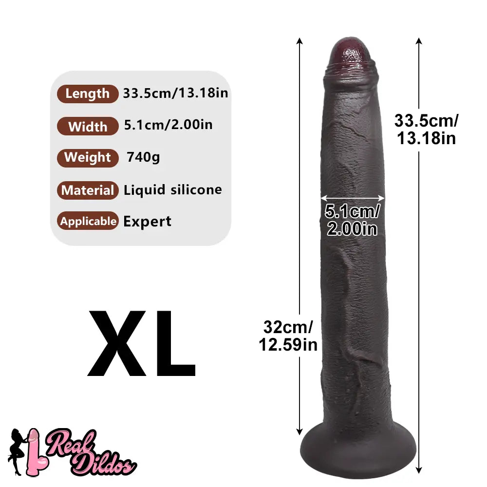 11.22in 13.18in 14.56in Strap on Realistic Big Long Dildo For Male Female Couples