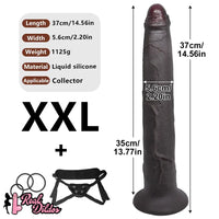 11.22in 13.18in 14.56in Strap on Realistic Big Long Dildo For Male Female Couples