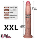 11.22in 13.18in 14.56in Lifelike Strap on Long Dildo For Female Prostate Play