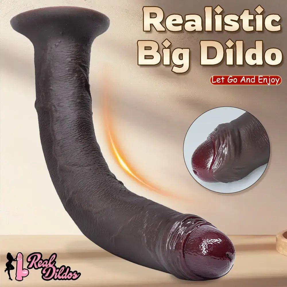 11.22in 13.18in 14.56in Strap on Realistic Big Long Dildo For Male Female Couples