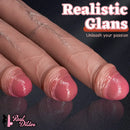 11.22in 13.18in 14.56in Lifelike Strap on Long Dildo For Female Prostate Play