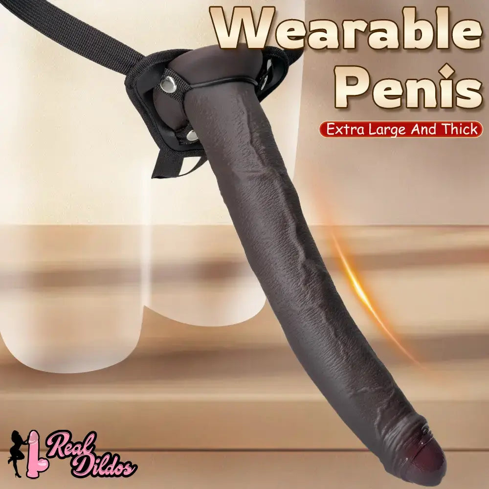 11.22in 13.18in 14.56in Strap on Realistic Big Long Dildo For Male Female Couples