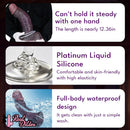 12.36in Dual Density Ejaculating Big Real Dildo For Vaginal and G-Spot Penis