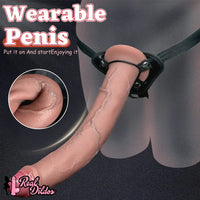 11.22in 13.18in 14.56in Lifelike Strap on Long Dildo For Female Prostate Play