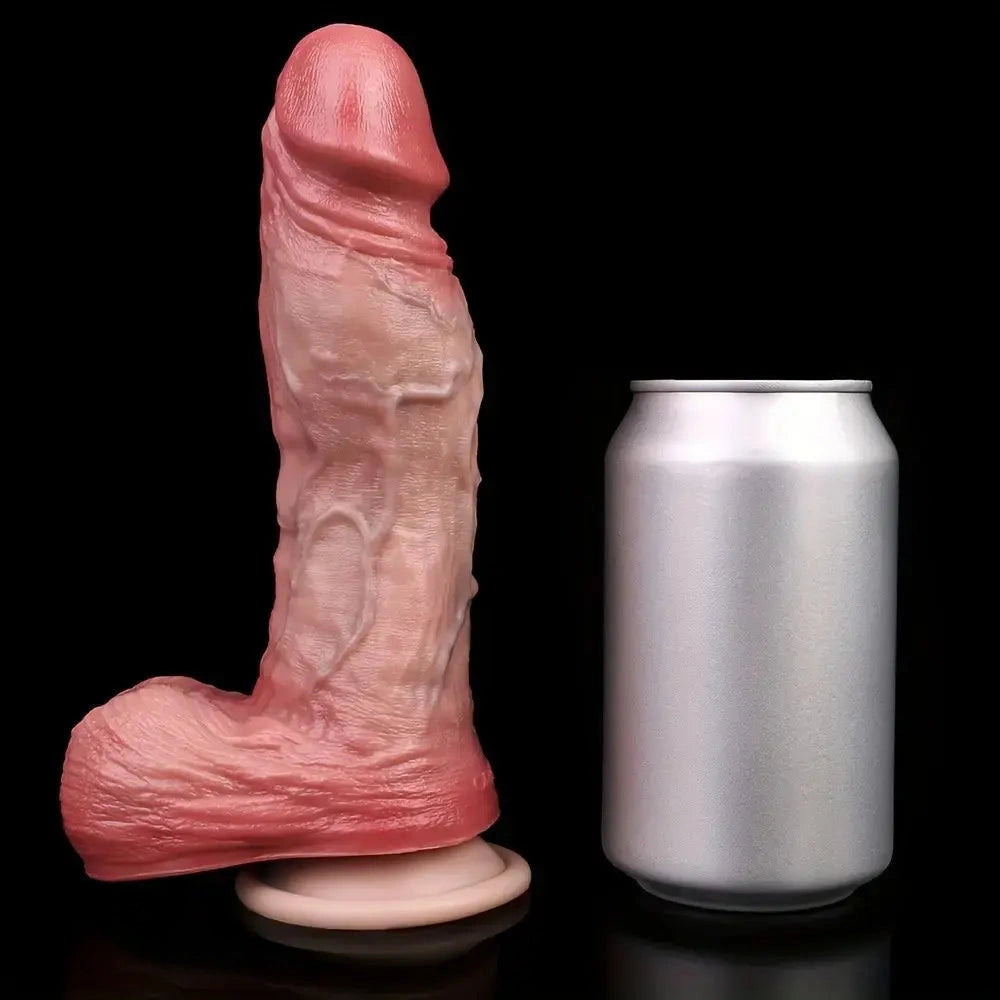 Double Layer Silicone Realistic Cock Soft Lifelike Penis Multiple Options Dildo