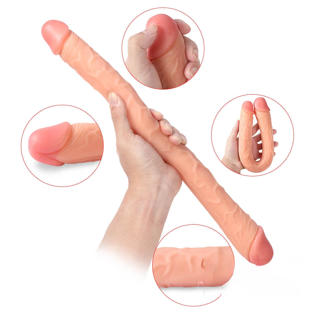 Double Sided Long Deep 16.1″ Dildo For Lesbina Gay Women