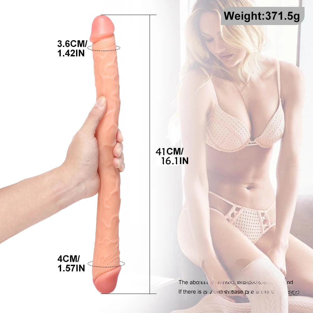 Double Sided Long Deep 16.1″ Dildo For Lesbina Gay Women
