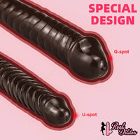 11.1in Dual Sided Dildo Dragon Real Feeling Dildo For Lesbian