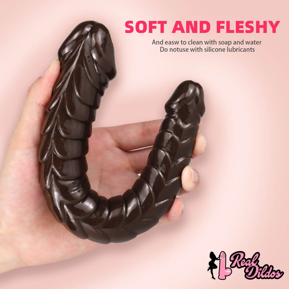 11.1in Dual Sided Dildo Dragon Real Feeling Dildo For Lesbian