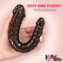 11.1in Dual Sided Dildo Dragon Real Feeling Dildo For Lesbian