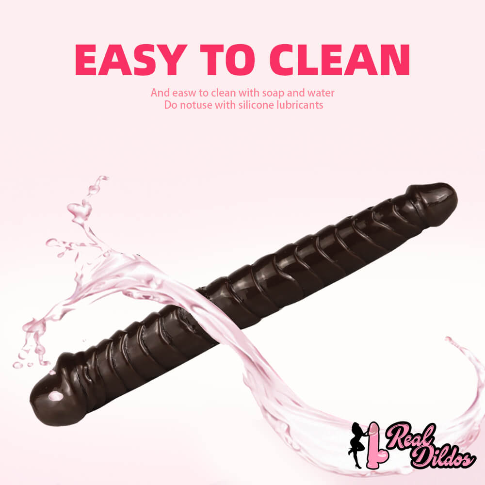 11.1in Dual Sided Dildo Dragon Real Feeling Dildo For Lesbian