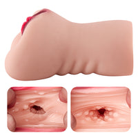 1.32Lb 2-in-1 Male Pocket Pussy with Vagina and Tight Anal