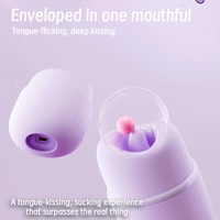 SVAKOM Popsicle BingJiLin Tongue Licking & Clitoral Suction Massager