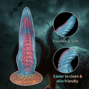 Ocean Blue Octopus Tentacle Silicone Anal Dilator Fantasy Dildo