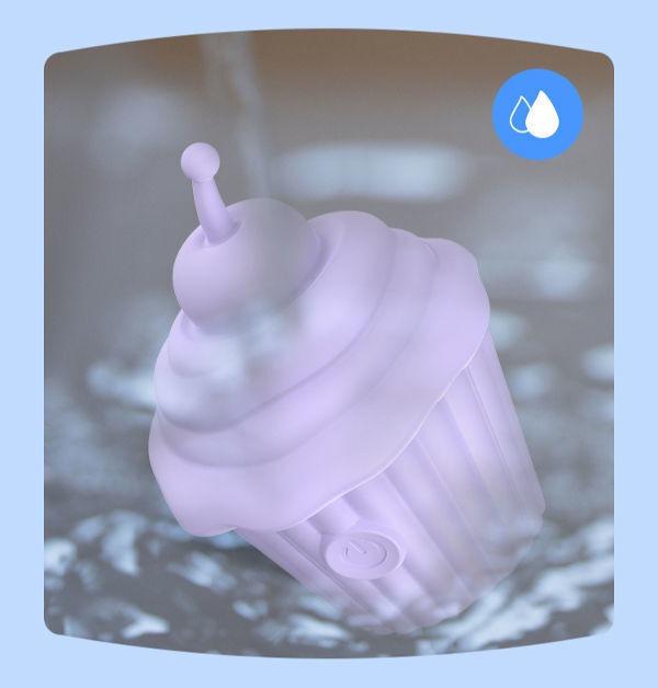 Ice Cream Cupcake Vibrating Clitoral Stimulator