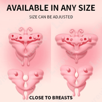 Butterfly Invisible Wearable Nipple Clamp Vibrator
