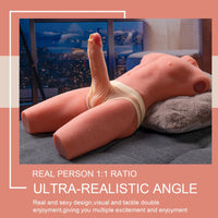 17.64Lb Male Sex Torso with Thrusting Realistic Dildo & Tight Anus