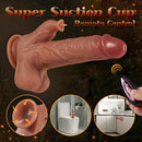 9 Vibrating Tongue Licking Heating 8.67 Inch Realistic Dildo