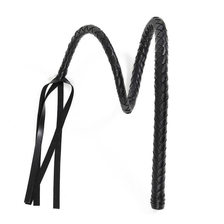 BDSM PU Leather Bondage Sex Whip For Couple