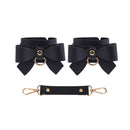 BDSM Bowknot PU Leather Bondage Kits Accessories