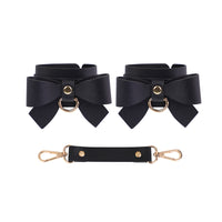 BDSM Bowknot PU Leather Bondage Kits Accessories