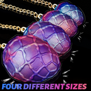 Textured Dragon Egg Silicone Anal Traction Plug