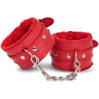 BDSM Adjustable Plush Handcuffs Ankle Bracelets Restraint Set Sex Toy