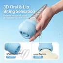KISSTOY Sweet Kiss Ice Cream Dual-Zone Clitoral Suction & Nibbling Massager
