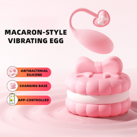 Pink Macaron 10 Modes Egg Vibrator