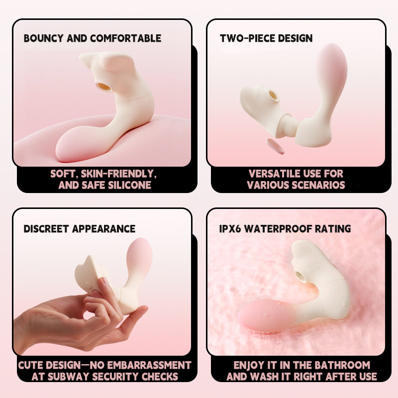 XiangYao Kitty Wearable Suction & Vibrating Toy