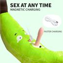 Pumpkin-shaped Pillow Style Thrusting Dildo Sex Machine Vibrator