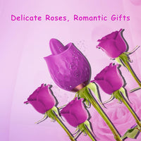 Rose Toy Vibrator For Wome Clitoral Tongue Licking Vibrator