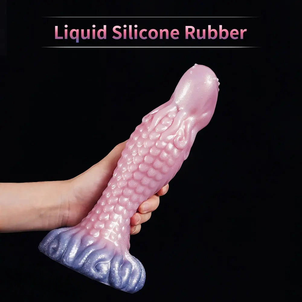 Fantasy Monster Dog Knot Female Soft Silicone Anal Plug Dildo For Men