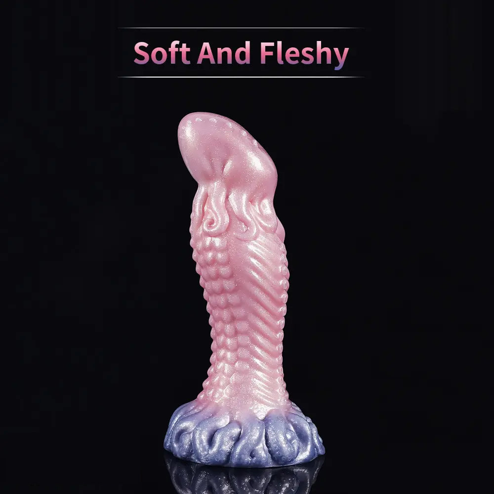 Fantasy Monster Dog Knot Female Soft Silicone Anal Plug Dildo For Men