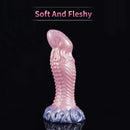 Fantasy Monster Dog Knot Female Soft Silicone Anal Plug Dildo For Men