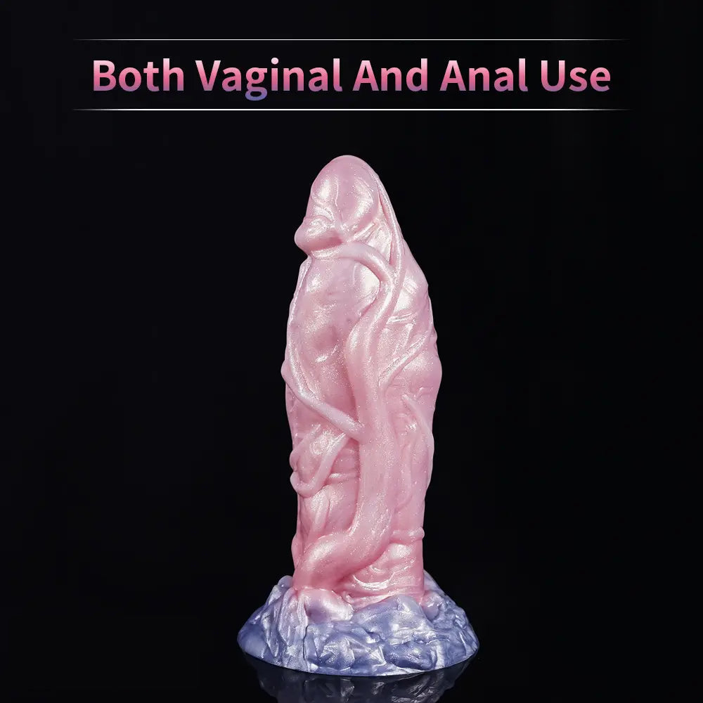 Fantasy Monster Dog Knot Female Soft Silicone Anal Plug Dildo For Men
