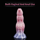Fantasy Monster Dog Knot Female Soft Silicone Anal Plug Dildo For Men