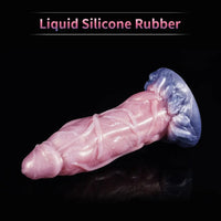 Fantasy Monster Dog Knot Female Soft Silicone Anal Plug Dildo For Men
