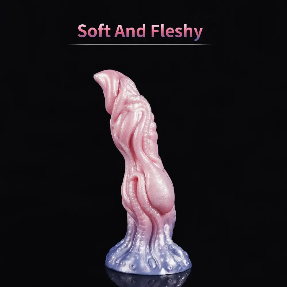 Fantasy Monster Dog Knot Female Soft Silicone Anal Plug Dildo For Men
