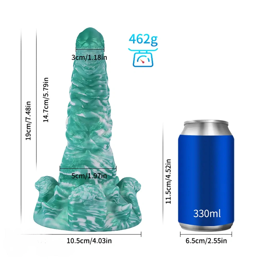 Fantasy Skull Scary Monster Creature Odd Design Anal Vaginal Butt Plug Dildo
