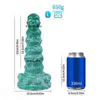 Fantasy Skull Scary Monster Creature Odd Design Anal Vaginal Butt Plug Dildo